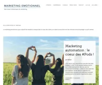Marketingemotionnel.com(Marketing Emotionnel) Screenshot
