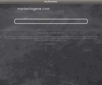 Marketingene.com(Marketingene) Screenshot