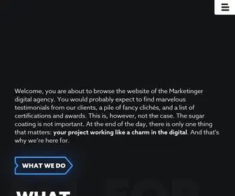 Marketinger.com(Digital agency Marketinger) Screenshot