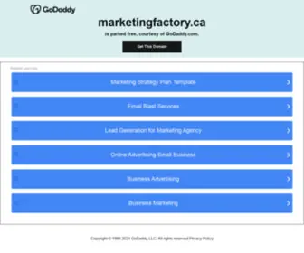 Marketingfactory.ca(Marketingfactory) Screenshot