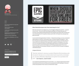 Marketinggamesblog.com(Case Studies in Video Game Marketing) Screenshot