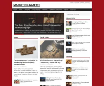 Marketinggazette.co.uk(Marketing Gazette) Screenshot