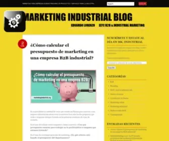 Marketingindustrial.org(Marketing industrial blog) Screenshot