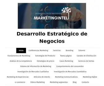 Marketinginteli.com(Estrategias y Casos de Marketing) Screenshot