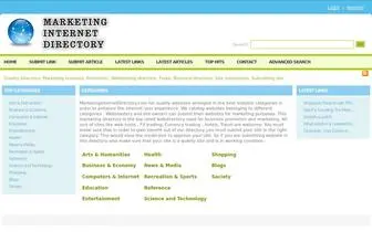 Marketinginternetdirectory.com(Quality Directory) Screenshot