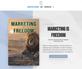 Marketingisfreedom.com(Marketing Is Freedom) Screenshot