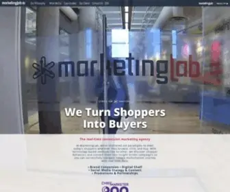 Marketinglab.com(MarketingLab, Real-time Conversion Marketing Agency) Screenshot