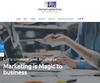 Marketingmanthan.com(Home) Screenshot