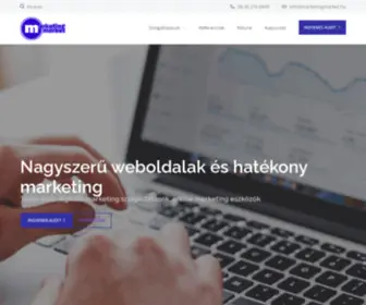 Marketingmarket.hu(Mi nem hirdetjük digitális marketing szolgáltatásainkat és nem) Screenshot