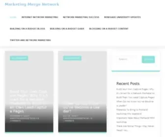 Marketingmergenetwork.com(Marketing Merge Network) Screenshot