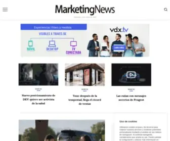 Marketingnews.es(Noticias de marketing a diario) Screenshot