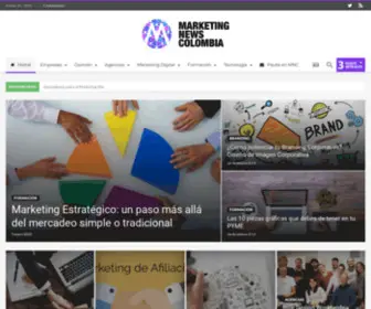 Marketingnewscolombia.com(Marketing News Colombia) Screenshot