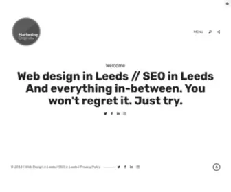 Marketingoriginals.co.uk(Web design in Leeds // SEO in Leeds) Screenshot