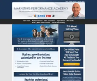 Marketingperformanceacademy.com(The E) Screenshot