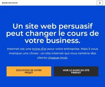 Marketingpersuasif.cm(Le blog qui décrypte le marketing grâce à des analyses et des études de cas dans un seul but) Screenshot