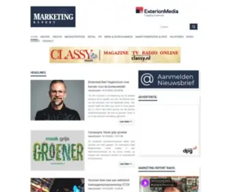 Marketingreport.nl(Marketing report) Screenshot