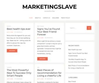 Marketingslave.com(Marketingslave) Screenshot