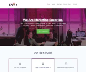 Marketingspear.com(Marketing Spear) Screenshot