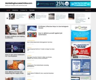 Marketingsuccessonline.com(Build your business with sponsored ads) Screenshot