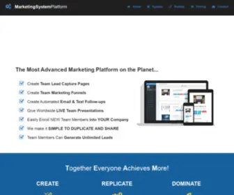 Marketingsystemplatform.com(Marketing System Platform) Screenshot