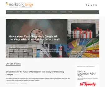 Marketingtango.com(The Rhythm of Integrated Marketing) Screenshot