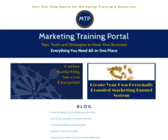 Marketingtrainingportal.com(Your One) Screenshot