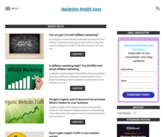 Marketingwealthapex.com(Marketing Wealth Apex) Screenshot