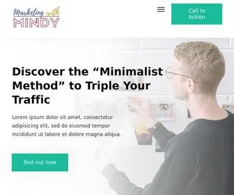 Marketingwithmindy.com(Generated) Screenshot