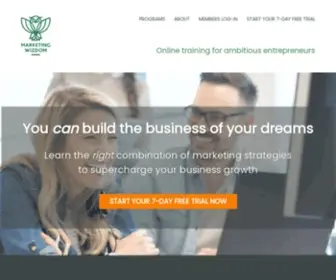 Marketingwizdom.com(Marketing Wizdom) Screenshot