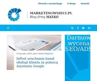 Marketingwsieci.pl(Marketing w sieci) Screenshot