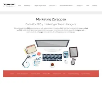 Marketingzaragoza.es(Marketing Zaragoza) Screenshot
