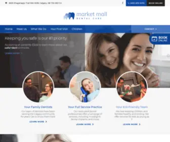 Marketmalldentalcare.ca(Market Mall Dental Care) Screenshot