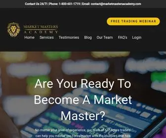 Marketmastersacademy.com(Market Masters) Screenshot