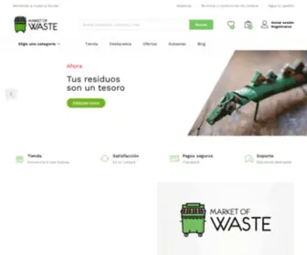 Marketofwaste.com(Tus residuos son un tesoro) Screenshot