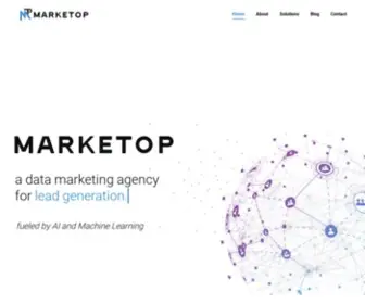 Marketop.io(Data marketing agency) Screenshot