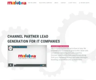 Marketopia.com(Lead Generation for IT Companies) Screenshot