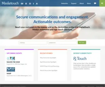 Marketouchmedia.com(The only provider offering turnkey patient communication solutions developed and managed 100% in) Screenshot