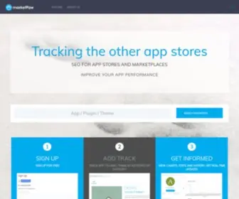 Marketpaw.com(Marketplace statistics and SEO) Screenshot