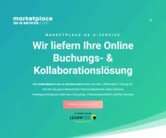 Marketplace-AS-A-Service.com(Online Buchungslösung) Screenshot