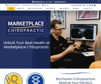 Marketplacechiropractic.ca(Barrhaven Chiropractors) Screenshot