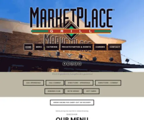 Marketplacegrill.com(MarketPlace Grill) Screenshot