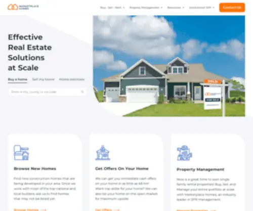 Marketplacehomes.com(Marketplace Homes) Screenshot
