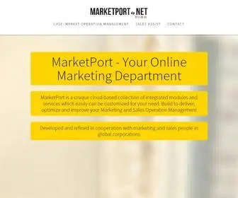 Marketport.net(Your Online Markting Department) Screenshot