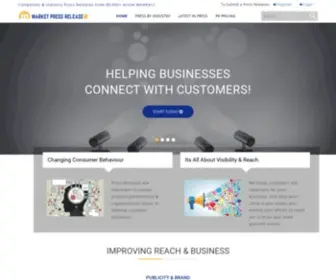 Marketpressrelease.com(Online Press Release submission Service Network) Screenshot