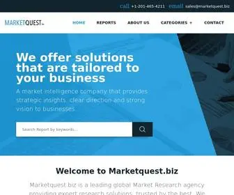 MarketQuest.biz(Global Market Research Reports) Screenshot