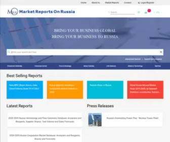 Marketreportsonrussia.com(Market Reports on Russia) Screenshot