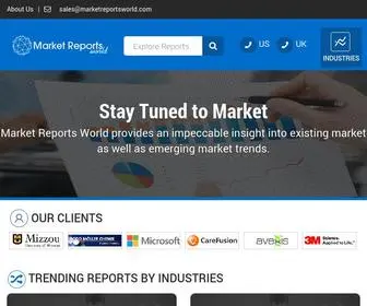 Marketreportsworld.com(Market research Reports and Industry Analysis Reports) Screenshot
