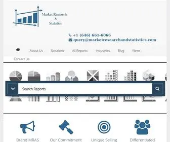 Marketresearchandstatistics.com(Market Research and Statistics) Screenshot