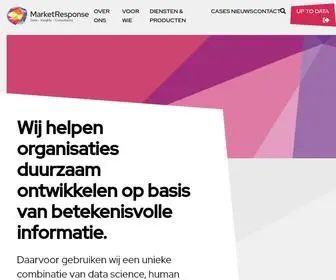 Marketresponse.nl(Marktonderzoeksbureau en fact) Screenshot
