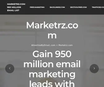 Marketrz.com(Advertise By Email Marketing Tools & Leads) Screenshot